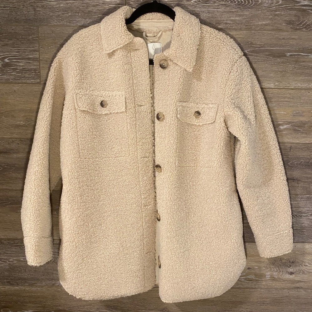 Teddy Bear Button Up Shacket